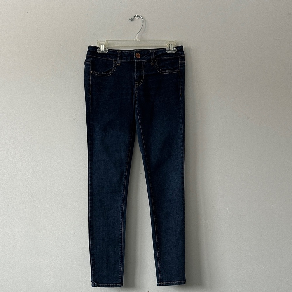 American Eagle Outfitters Dark Blue Skinny Jeans
